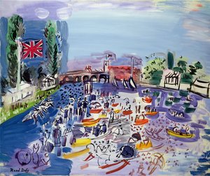 Regaty w Henley, ok. 1930 r. autorstwa Raoul Dufy