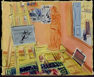 Studio, ok. 1942 (olej na płótnie) autorstwa Raoul Dufy