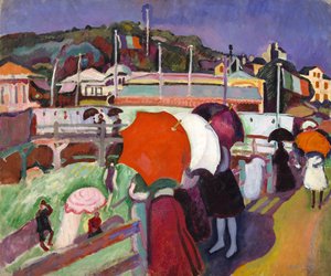 Trzy parasole autorstwa Raoul Dufy