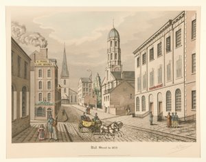 Wall Street w 1829 r.