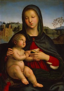 Madonna z Dzieciątkiem i książką, ok. 1502-03 (olej na płycie)