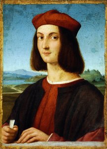 Portret Pietro Bembo (1470-1547) - peinture de Raphael (Raffaello Sanzio