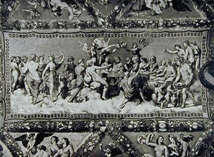 Wesele Kupidyna, z „Logii Kupidyna i Psyche” autorstwa Raphael