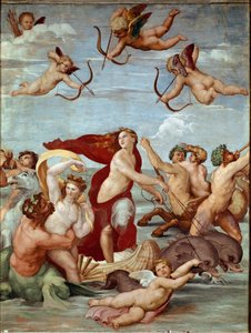 Triumf Galatee Fresco autorstwa Rafaela (Raffaello Sanzio 1483-1520). 1511 (świeży) autorstwa Raphael