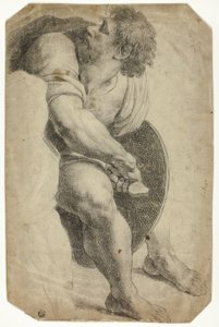 Strażnik dobywający miecza autorstwa Raphael