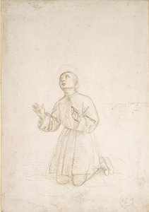 Klęcząca postać młodzieńca, c1503 autorstwa Raphael