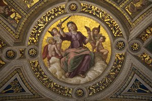 Lady Justice Fresh w Stanza della Segnatura autorstwa Raffaello Sanzio Raphael