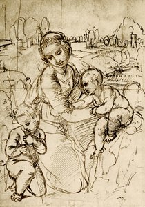 Madonna z Dzieciątkiem ze św. Janem autorstwa Raffaello Sanzio Raphael