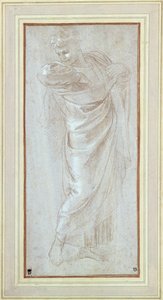 Studium mężczyzny do karykatury św. Pawła w Listrze autorstwa Raphael