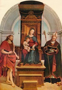 Madonna Ansidei, 1505, 1911 autorstwa Raffaello Sanzio Raphael