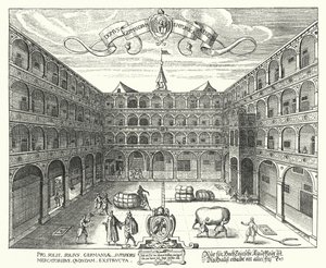 Fondaco dei Tedeschi, siedziba niemieckich kupców w Wenecji autorstwa Raphael Custos
