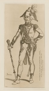 Starszy bębniarz chasseurs a pied gwardii konsularnej, 1802-04 autorstwa Raphael Jacquemin