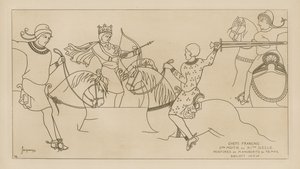 przywódcy francuscy, druga połowa XI w. autorstwa Raphael Jacquemin