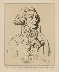 Louis-Michel le Peletier, zastępca Konwentu Narodowego, 1793 r.