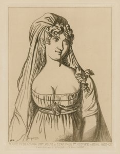 Maria Feodorowna, wdowa po carze Rosji Pawle I
