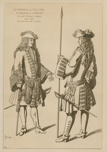 Marszałek Tallard i pan Laubanie w obozie przed bitwą pod Landau, listopad 1703 r.
