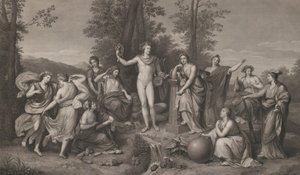 Apollo i muzy na Parnasie, 1784., 1784.
