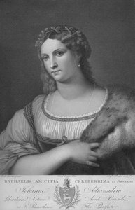 "La Fornarina", ok. 1814. autorstwa Raphael Morghen