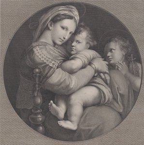 Madonna z krzesła Madonna della Seggiola, 1793.