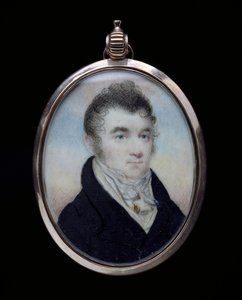 Portret J. S. Willetta, ok. 1810 (akwarela na kości słoniowej)