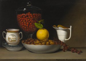 Martwa natura - truskawki, orzechy, ok. 1822 r.