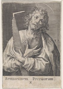 Apostoł Szymon Zelota Chrystus, Maryja i Dwunastu Apostołów (tytuł serii)