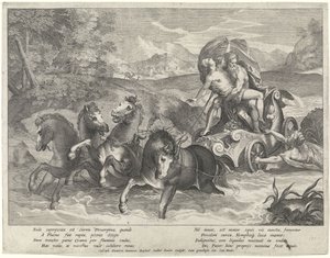 Rabunek Prozerpiny autorstwa Raphaël Sadeler (II)