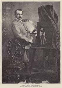 James Yates Carrington, angielski artysta (zdjęcie czarno-białe) autorstwa Raymonde Lynde