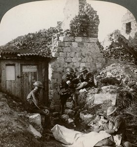 Royal Army Medical Corps w opatrunku Monchy, Francja, I wojna światowa, 1914-1918. autorstwa Realistic Travels Publishers