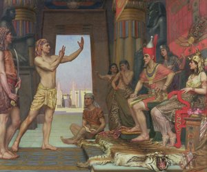 Józef interpretujący sen faraona, 1894 autorstwa Reginald Arthur