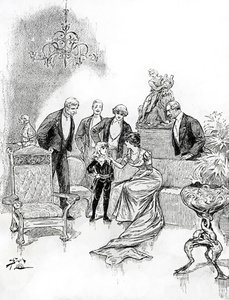 Ilustracja do Małego Lorda Fauntleroya (grafika)