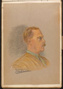 Portret oficera brytyjskiego, lipiec 1915 (rysunek) autorstwa Reginald Copleston Bond