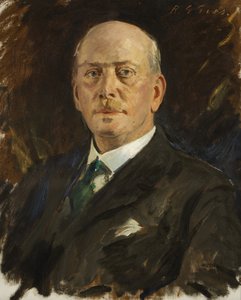 WJ Warley, Esq., Senior Assistant Official Receiver of Bristol (olej na płótnie)