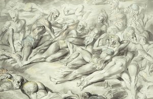 Plaża Coney Island autorstwa Reginald Marsh