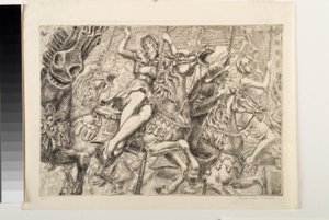 Wesoła karuzela (akwaforta) autorstwa Reginald Marsh