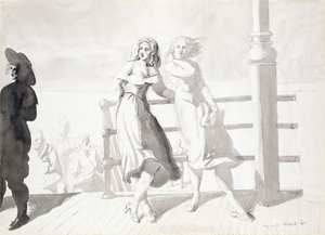 Na promenadzie autorstwa Reginald Marsh