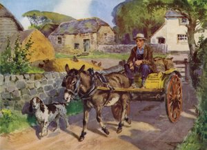 Ilustracja do My Farm (litografia kolorowa)