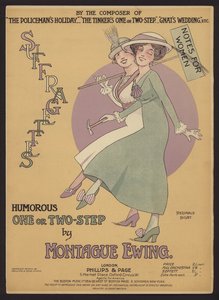 Humorous One or Two Step Montague Ewing, okładka nuty (kolor lito) autorstwa Reginald Rigby
