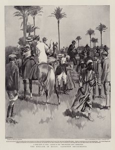 Anglicy w Egipcie, Garrison Amusements (litografia) autorstwa Reginald Thomas Cleaver