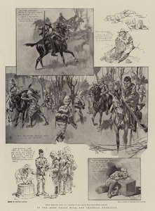 W Bush Veldt z Imperial Yeomanry (litografia) autorstwa Reginald Thomas Cleaver