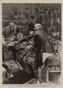 Otwarcie parlamentu, przyjęcie Gladstone