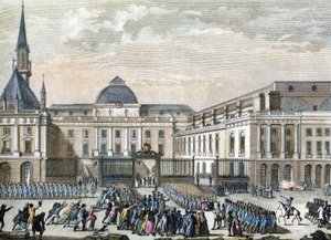 Bailly w paryskim parlamencie. 1794-1804 (rycina)