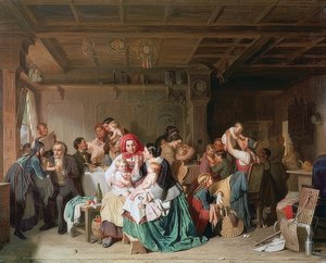Pokój do szczepień. 1857