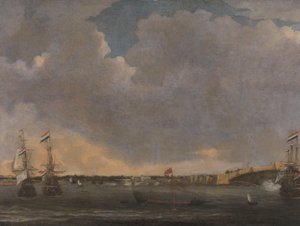Widok Trypolisu autorstwa Reinier Nooms (signed by artist)