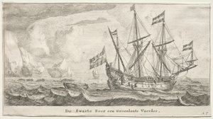 Statki Amsterdamu: Czarny Niedźwiedź, wielorybnik grenlandzki.