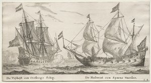 Statki Amsterdamu: Wolność, człowiek wojny . Wilczy pies, hiszpański statek.
