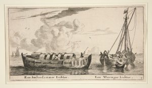 Dwie łodzie ( autorstwa Reinier Nooms