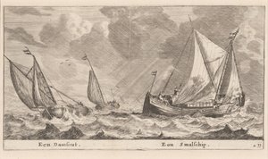Damschuit i „Smalschip” autorstwa Reinier Nooms, called Zeeman