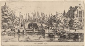 Śluza Jednorożców (Śluzy Jednorożców) autorstwa Reinier Nooms, called Zeeman