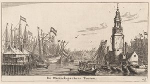Wieża Haringpakkers w Amsterdamie autorstwa Reinier Nooms, called Zeeman
